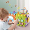 Activity Cube Baby Toys 6 to12 Months,Early Educational Music and Light Baby Toys for 6 12 18 Months,1 Year Old Baby Toys Play Center, Boys Girls Birthday Gifts for 1 2 Years Old. 