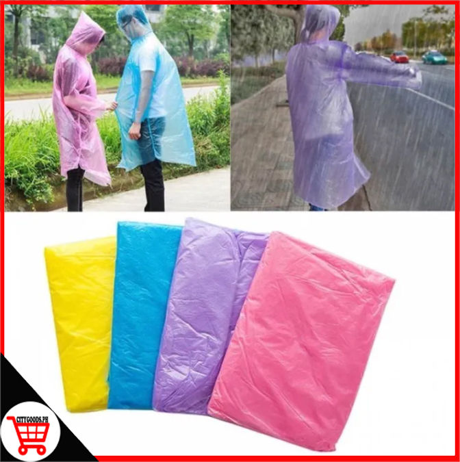 City Goods THIN PLASTIC Disposable Raincoat One Time Use Raincoat Disposable Raincoats Raincoats For Kids Rainproof Fabric Disposable Trash Cans Disposable Diapers Lazada Lazada PH