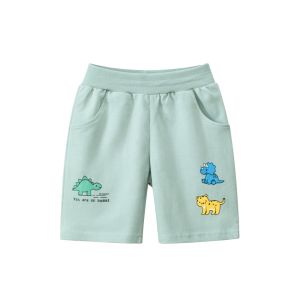 2025 New Dinosaur Cartoon Shorts Children Boys Cute Pants 100% Cotton Sport Pants for 1 2 3 4 5 6 7 8 9 Years Baby Boys Girls