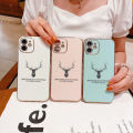 Hontinga เคสโทรศัพท์ OPPO,เคสสำหรับ OPPO Reno 2F Reno2F Reno 2Z ลายการ์ตูนกวางเรนเดียร์หรูหราชุบโครเมี่ยม TPU เนื้อนิ่มเคสโทรศัพท์แบบเต็มฝาปิดกล้องเคสยางกันเด็กชาย. 