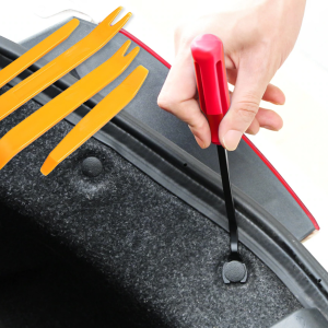 100 cái chốt gắn xe hơi hỗn hợp chốt giữ đẩy thân xe Bộ chốt gắn bảng điều khiển trang trí cửa cản đinh tán kèm dụng cụ tháo
