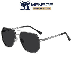 MENSPE แว่นตากันแดดแว่นกันแดดลำแสงคู่โพลาไรซ์สำหรับผู้ชายแว่นตากันแดดขับรถย้อนยุคแว่นตากันแดด UV400วิสัยทัศน์ที่สะอาดแว่นตาใส่วิ่งขี่จักรยานสำหรับผู้ชาย