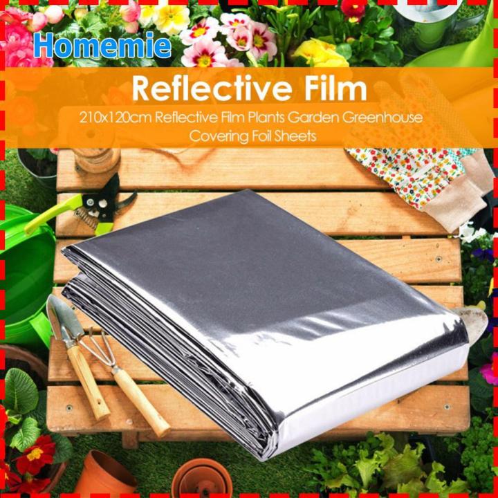 210x120cm Reflective Film Plants Garden Greenhouse Covering Foil Sheets