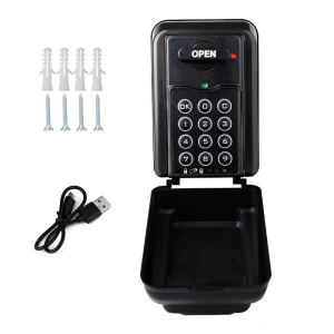 กล่องเก็บของกุญแจกันน้ำสำหรับบ้านโรงรถกล่องกุญแจขนาดใหญ่นอกตู้เซฟกลางแจ้งอะไหล่คีย์ Hider ติดผนัง