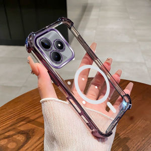 [ Shockproof ]Case For Realme C53 C51 Note 50 Phone Case 2025 New Magnetic design aesthetic Case SZ15