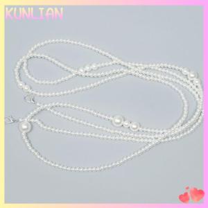 [KUNLIAN] Thời trang giả ngọc trai eo chuỗi phụ nữ với váy phụ Áo len nhiều lớp ngọc trai eo chuỗi phụ nữ đơn giản Vòng hạt chuỗi cơ thể chuỗi