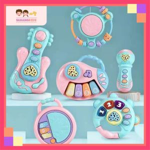 Baby Early Learning Light Projector Educational Musical Toy – Drum Piano Guitar (Mandarin version)