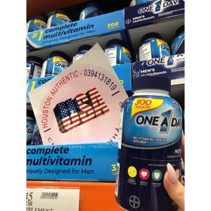 [ ĐỦ BILL STORE + AIR] One A Day Men bổ sung Vitamin Khoáng Chất cho Nam dưới 50 tuổi _ Live mua hàng tại Mỹ