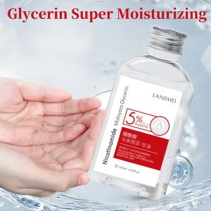 Ready Stock Original Nicotinamide Glycerin Aloe Anti Aging Wrinkle Moisturizer Brightening Hydrating Whitening gliserin140ML马来西亚甘油烟酰胺缓解干燥精华液补水精华