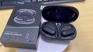 หูฟังบลูทูธไร้สาย หูฟังสเตอริโอไฮไฟ TWS หูฟังแบบเกี่ยวหู ตัดเสียงรบกวน หูฟังกีฬา หูฟังกันน้ำ