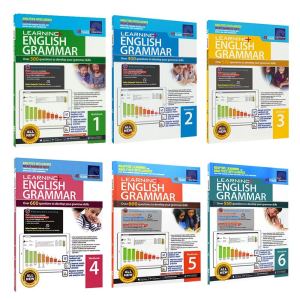 (3/6 Books Optional) SAP Learning English Grammar Workbook Singapore Grammar Vocabulary Bulding English Learning Materials for Kids 7-12 Years Old Primary School Homeschooling Exercise Book Activity Worksheet