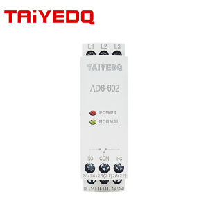 AD6-602 Điện áp ba pha Relay đa chức năng trình tự pha bảo vệ Relay AC200-500V 2no2nc