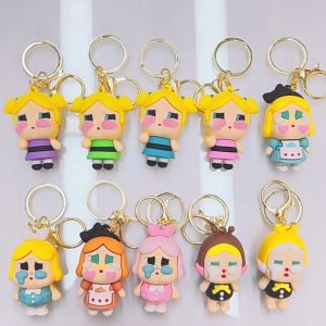 Key Accessories Cute Key Chain Kicen Murah Kicen Cute Crybaby Keychain Cute Keychain for Bag Cry Baby Keychain