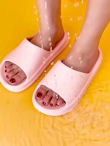 Non-Slip Slippers For Men In The Bathroom Specially Designed For Showering Made Of EVA Odor-Resistant Hollowed-Out For Drainage Indoor Home Use Silent Sandals