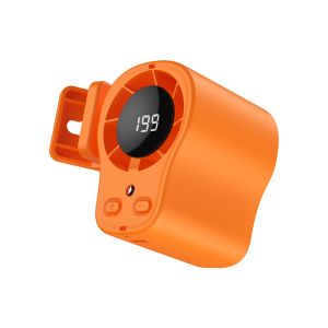 MAJESTICX 199 Wind Speed Settings Mini Silent Fan LED Display USB Charging Neck-mounted Handheld Mini Fan Portable Long Battery Life Electric Fan For OutdoorOffice