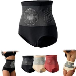 DOOUR High Waisted Sculpting Shorts Seamless Abdominal Contraction Sculpting Fat-Burn Shorts Shapewear for Yoga WorkoutEveryday Wear