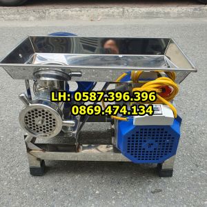 BH 12 THÁNG Máy đùn thịt Inox 22 32 kèm khung|Máy đùn thịt Cối xay xương cổ gà cua công nghiệp