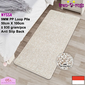 Tren-D-rugs Keset kaki tebal polos alas lantai dapur panjang minimalis anti slip 50 cm x 100 cm -NMs