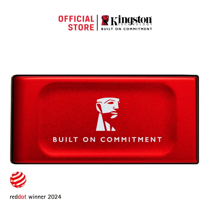 Kingston XS1000R Red BOC External USB 3.2 Gen 2 Portable SSD (1TB/2TB)