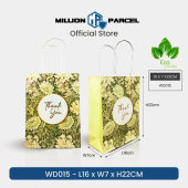 MillionParcel Kraft Paper Bag for Gift | Birthday Goodie Bag | Valentine Gift Bag for Present | Goodie Bags for Kids | Gift Bags