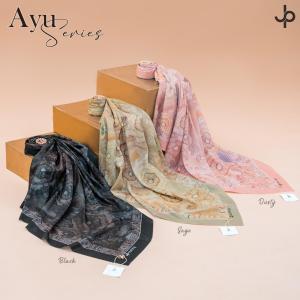 HIJAB JOURNEY AYU SERIES MOTIF JP TERBARU FEBUARI 2026 KERUDUNG SEGIEMPAT EDISI RAMADHAN