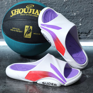 MenS Outdoor Summer Slippers For Home Use Soft-Soled Non-Slip Wear-Resistant MenS Slip-On Sandals