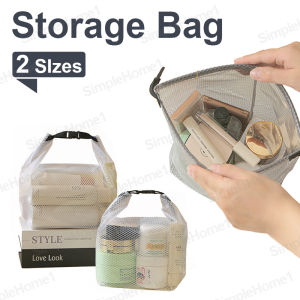 Large Capacity Strap Buckle Design Waterproof Makeup Bag Toiletry Bag Portable Storage Bag Transparent