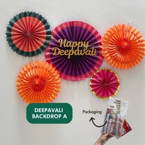 2025 Deepavali Hiasan Backdrop Decoration for Diwali