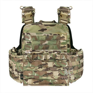 2024KRYDEX Tactical CPC Vest MOLLE Plate Carrier Heavy Duty Body Armor Army Paintball Combat  Camo Vest Accessory