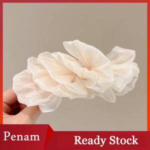 [PAM] Kẹp tóc nơ xếp li Kẹp Tóc Cô Gái kẹp tóc kẹp tóc kẹp tóc đuôi ngựa tạo tác kẹp chuối cao cấp