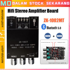 ZK-1002 Digital Amplifier Module 100Wx2 Bluetooth 5.0 HIFI 2.0 Channel Stereo Audio Module Stereo Subwoofer Speaker