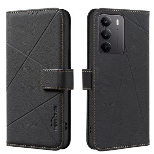 Shockproof Phone Case For OPPO Realme C75 C55 C53 Magnetic Splicing Leather Wallet Card Slot Flip Cover Casing