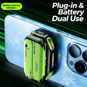 Mobile Phone Magnetic Semiconductor Coolng Fan Radiator For E-Sports Gaming Mobile Phone Cooler With Digital Display