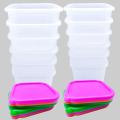 Mercury Toples Sealware Mini Square isi 4 pcs Serbaguna Random / Toples Hias / Toples mini / Toples kue / Toples permen / Toples serbaguna. 