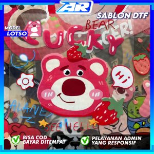 Stiker Sablon DTF PRINTING Sablon Setrika Motif LOTSO