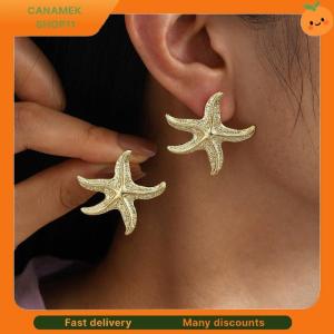 ❣️❣️❣️ New Exaggeration Ocean Shell Texture Stud Earrings For Women Trendy Accessories Personalization Jewelry Earrings Daily Wear