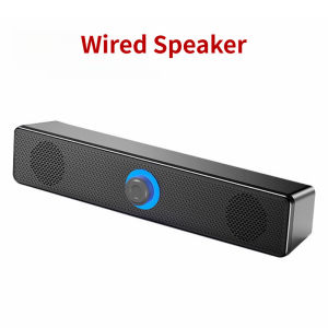 Bluetooth Wireless Soundbar Wired Speaker Subwoofer Strong Bass Sound Bar 3.5MM Cable For Laptop/PC