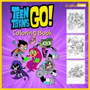 Teen Titans Go! Coloring Book – 20 Pages | Screen-Free Activity for Kids Age 4+