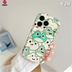 ID (Lokal Ready) Casing hp Xiaomi Poco X5 5G Poco C40 Poco M3 Pro Poco X3 NFC M3 X3 GT M5S Couple Lucu Pasangan Kartun Babi Kelinci Frog 3D Wavy Curved Edge Case