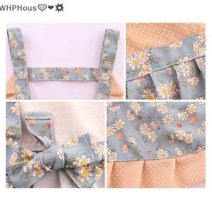 WP💓💛💖 Cotton Canvas Floral For WomenS Kitchen Oilproof Apron With Pockets And Adjustable Waist Belt Waterproof Sleeveless Bib Apron