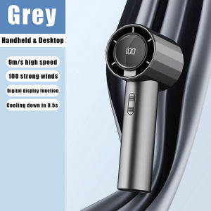 16°C extremely cold wind Air Cooler Handheld Jet Fan Mini Fan Rechargeable Portable Air Cooler 7800mAh Strong Wind 100 Gear Wind Speed Metal Body Digital Display Handheld Jet Fan  Air Cooler Rechargeable Fan USB Fan Cooler Fan