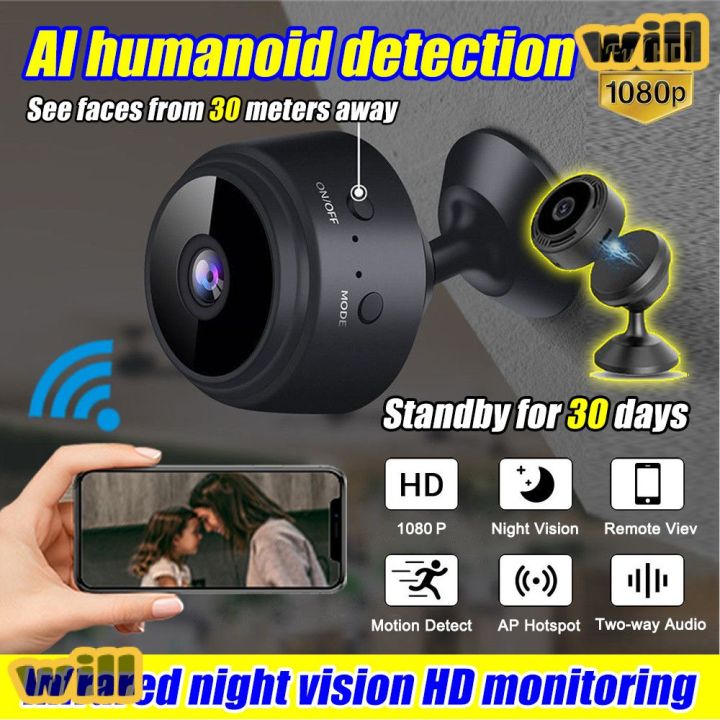 Original A9 Mini Camera CCTV Camera Wifi Connect To Cellphone 1080P HD  Webcam Mini IP Camera CY365 APP willbetter Lazada PH