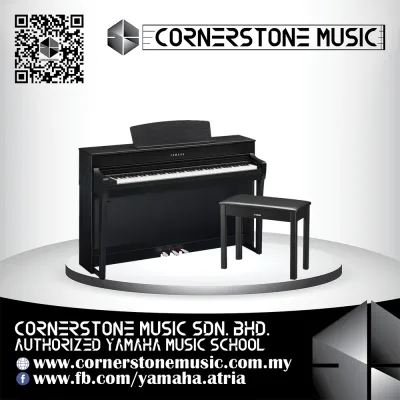 Yamaha Clavinova Digital Piano CLP-745 ( CLP745 / CLP 745 / CLP745B ) - B / Black | Cornerstone Music