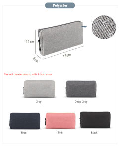 Travel Storage Portable Digital Accessories Gadget Devices Organizer USB Cable Charger Pouch Storage Case Protective Bag