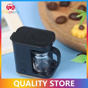 [Eleanor] 1:12 Dollhouse Miniature Coffeemaker Kitchen Coffee Machine Coffee Pot Doll Toy