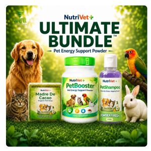 Ultimate Bundle NutriVet+ Ultimate Pet Care Bundle | PetBooster + Pet Shampoo + Madre de Cacao Soap