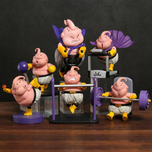 Q Version 5 in 1 Health Club Majin Buu PVC Figure with Box (9 cm High)