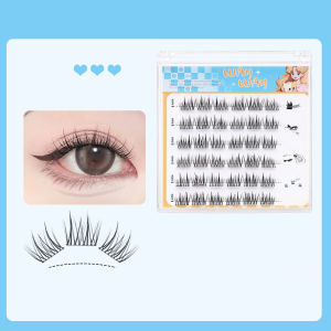Dorisna 10 Style No Need Glue False Eyelashes 5D Natural Curling Fluffy Mink False Eyelash Self-adhesive Reusable Lashes Extension Enlarge Eyes Makeup