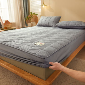 Mattress Protector Cover Fitted Bedsheet Set Queen/King/Single Cadar