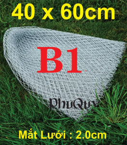 Lưới Vợt Sợi Dù Sợi Đơn (Mã:-B)Mắt Lưới 2.0cm Vuông